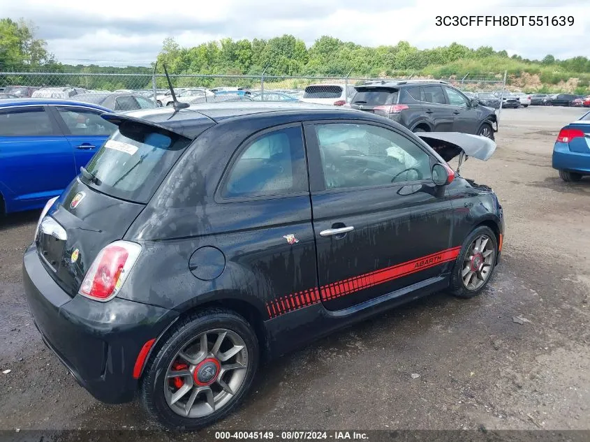 3C3CFFFH8DT551639 2013 Fiat 500 Abarth