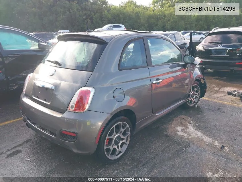 3C3CFFBR1DT514298 2013 Fiat 500 Sport