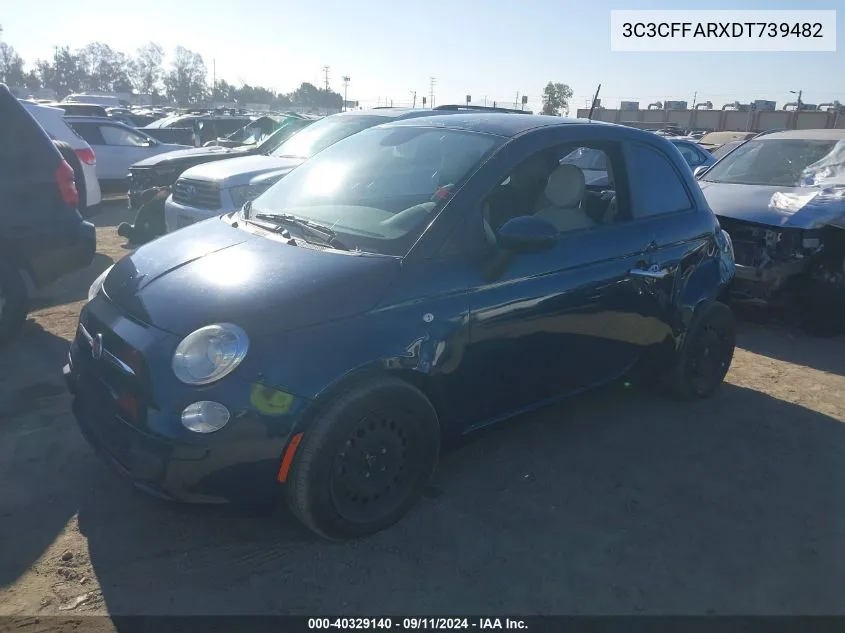 3C3CFFARXDT739482 2013 Fiat 500 Pop