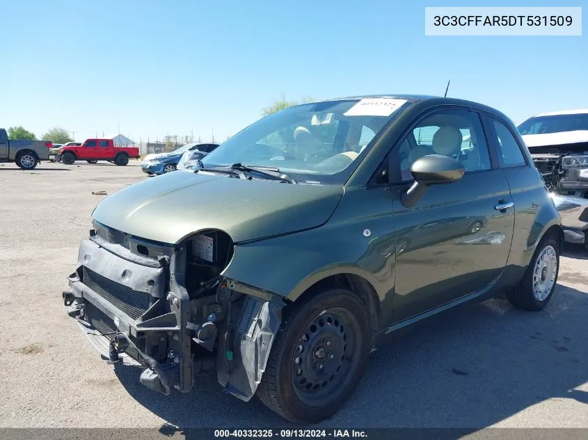 3C3CFFAR5DT531509 2013 Fiat 500 Pop