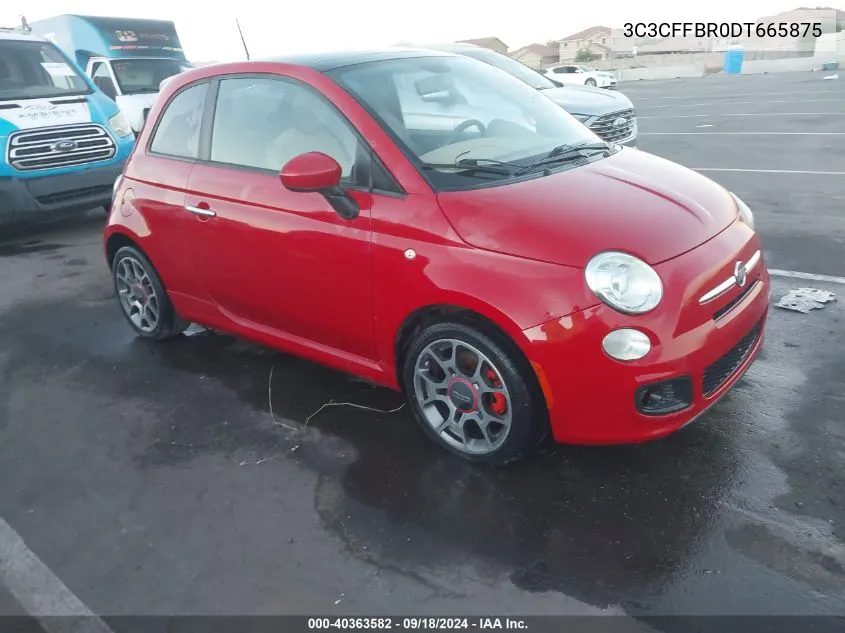 2013 Fiat 500 Sport VIN: 3C3CFFBR0DT665875 Lot: 40363582