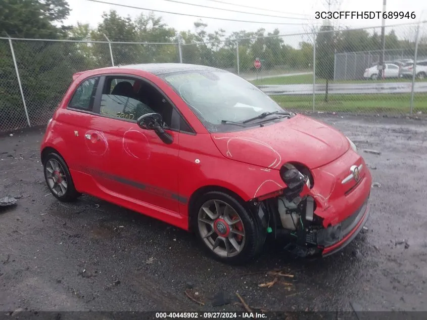 2013 Fiat 500 Abarth VIN: 3C3CFFFH5DT689946 Lot: 40445902