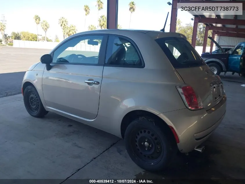 3C3CFFAR5DT738773 2013 Fiat 500 Pop