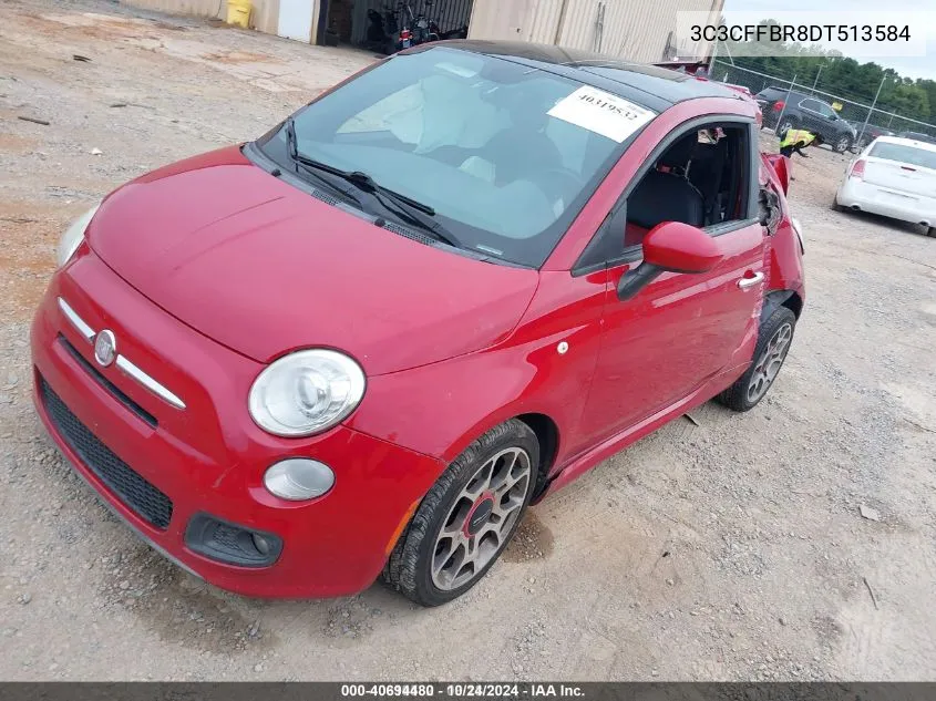 3C3CFFBR8DT513584 2013 Fiat 500 Sport