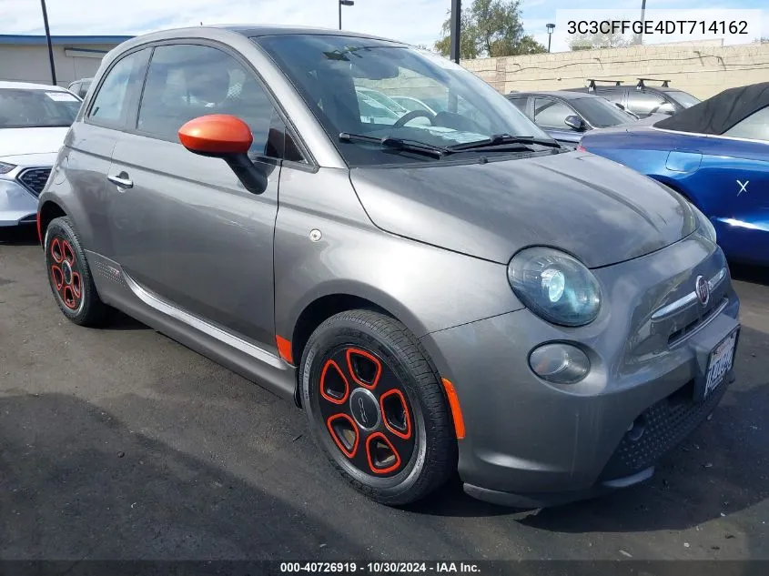 2013 Fiat 500E Battery Electric VIN: 3C3CFFGE4DT714162 Lot: 40726919