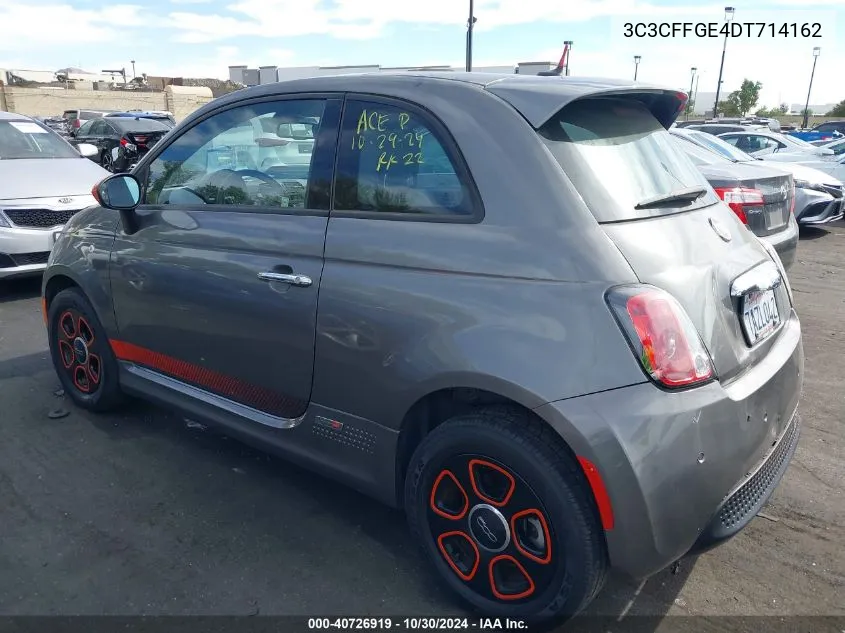 3C3CFFGE4DT714162 2013 Fiat 500E Battery Electric