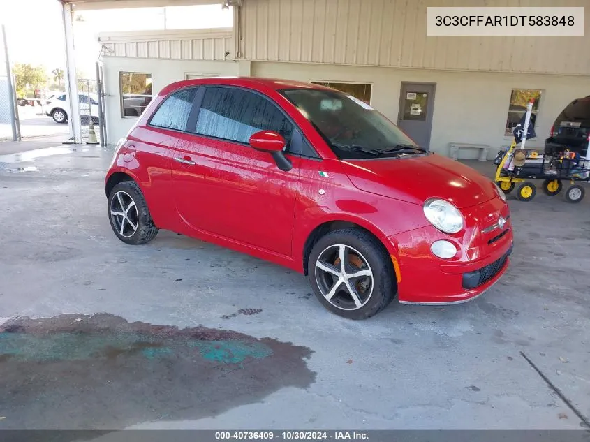 3C3CFFAR1DT583848 2013 Fiat 500 Pop