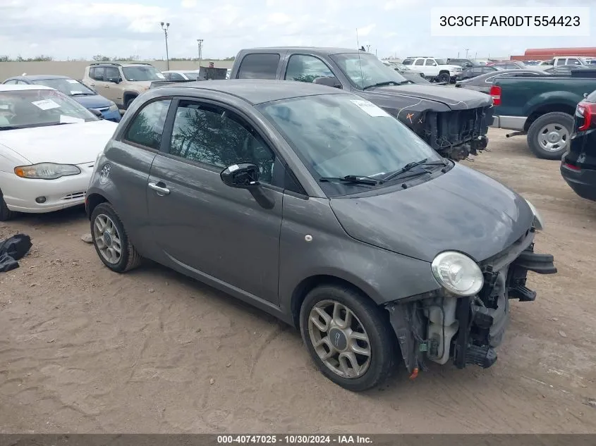 3C3CFFAR0DT554423 2013 Fiat 500 Pop