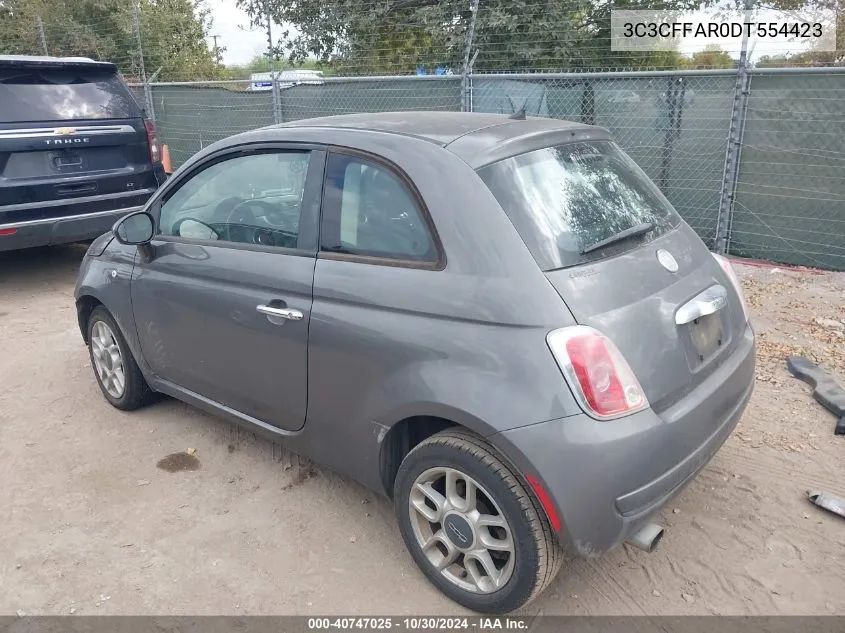 3C3CFFAR0DT554423 2013 Fiat 500 Pop