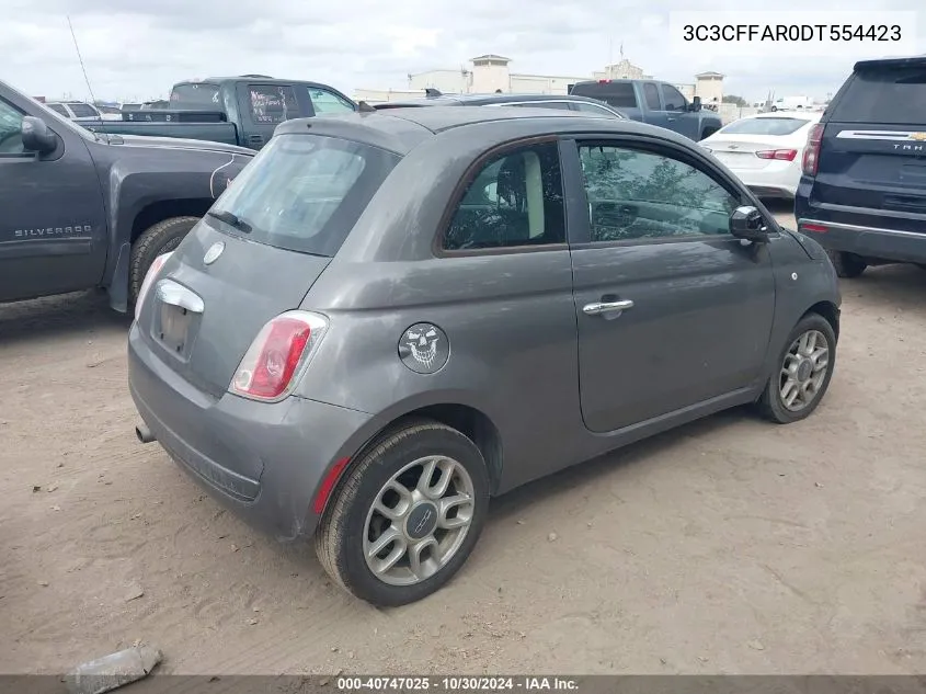 3C3CFFAR0DT554423 2013 Fiat 500 Pop