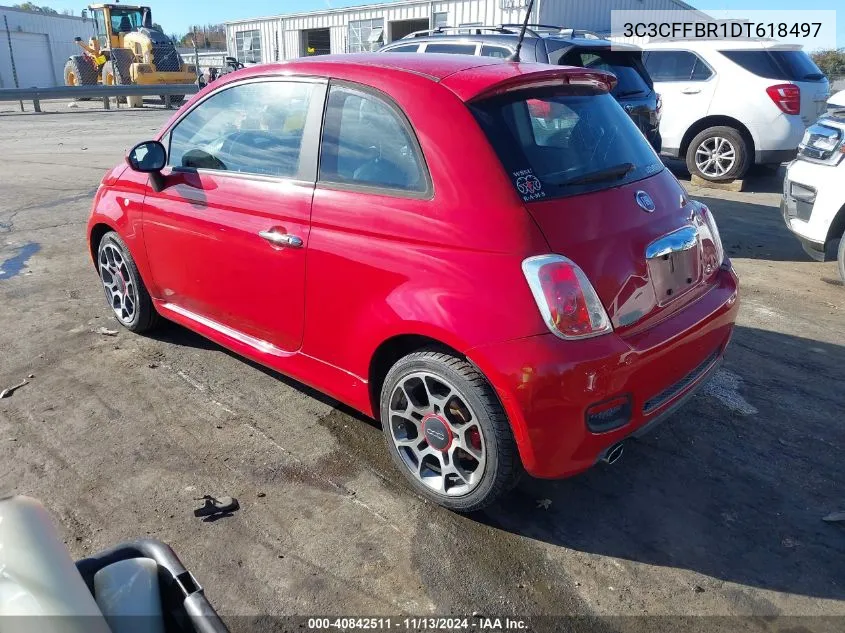 2013 Fiat 500 Sport VIN: 3C3CFFBR1DT618497 Lot: 40842511