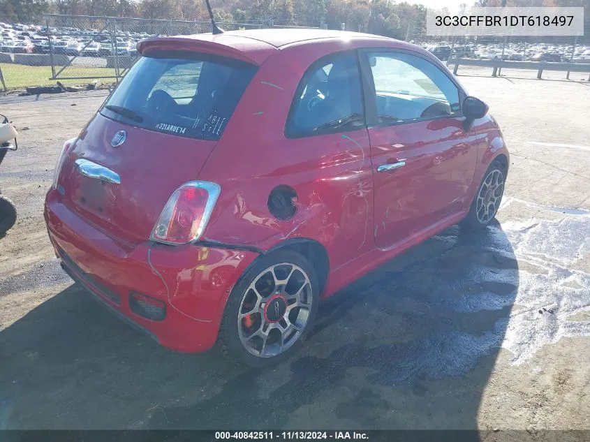 2013 Fiat 500 Sport VIN: 3C3CFFBR1DT618497 Lot: 40842511