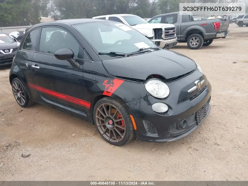 2013 Fiat 500 Abarth VIN: 3C3CFFFH6DT639279 Lot: 40845705