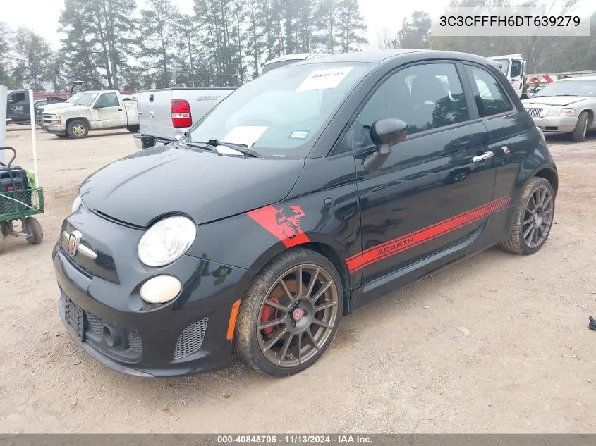 2013 Fiat 500 Abarth VIN: 3C3CFFFH6DT639279 Lot: 40845705