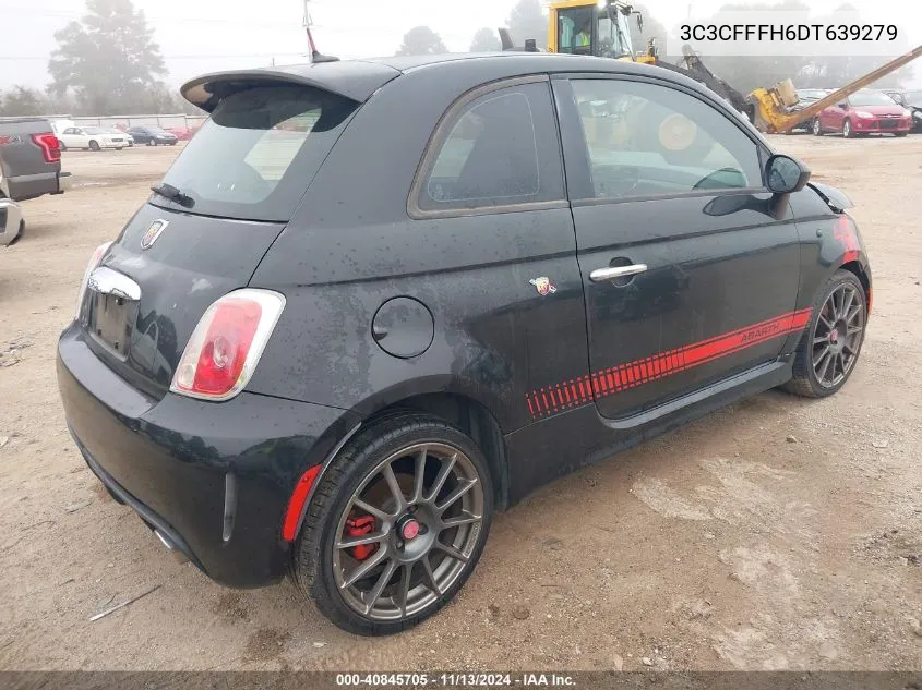 2013 Fiat 500 Abarth VIN: 3C3CFFFH6DT639279 Lot: 40845705