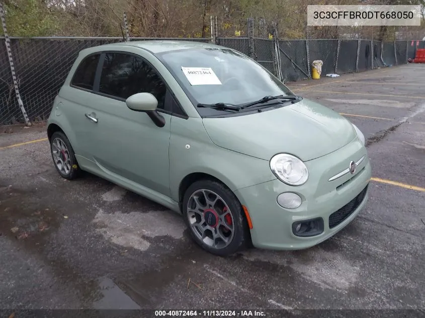 2013 Fiat 500 Sport VIN: 3C3CFFBR0DT668050 Lot: 40872464