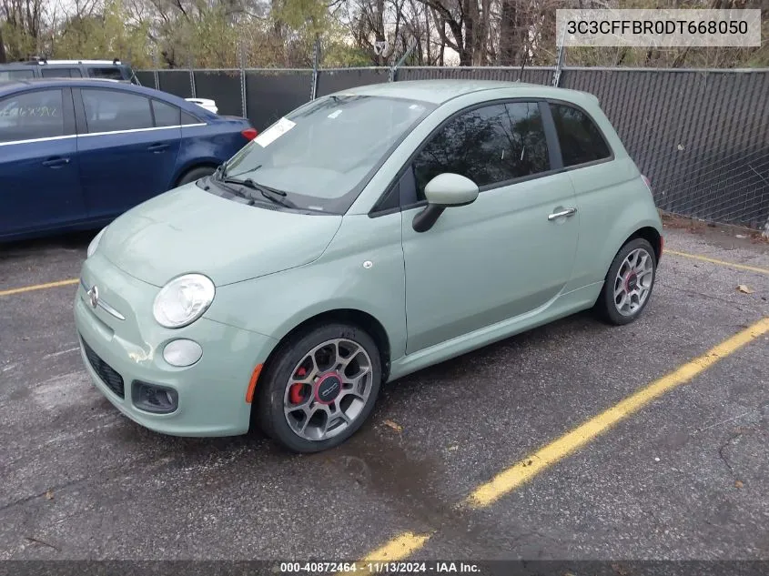 2013 Fiat 500 Sport VIN: 3C3CFFBR0DT668050 Lot: 40872464