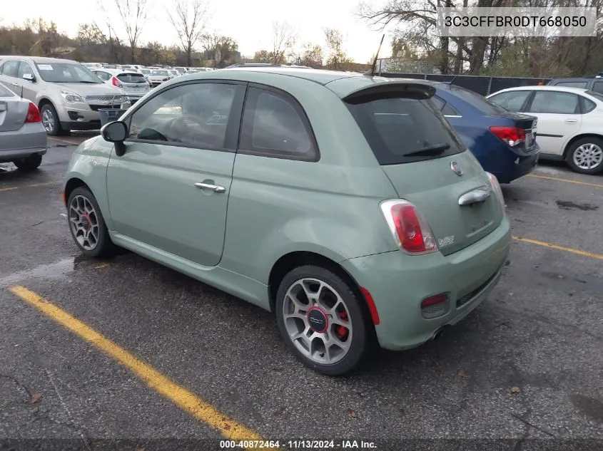 2013 Fiat 500 Sport VIN: 3C3CFFBR0DT668050 Lot: 40872464