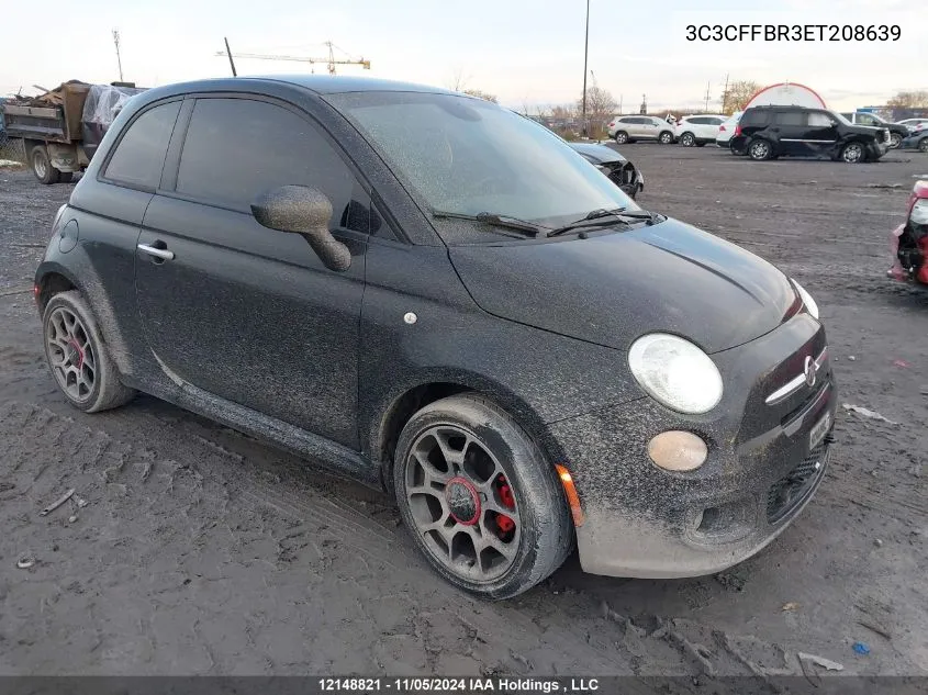 2014 Fiat 500 Sport VIN: 3C3CFFBR3ET208639 Lot: 12148821