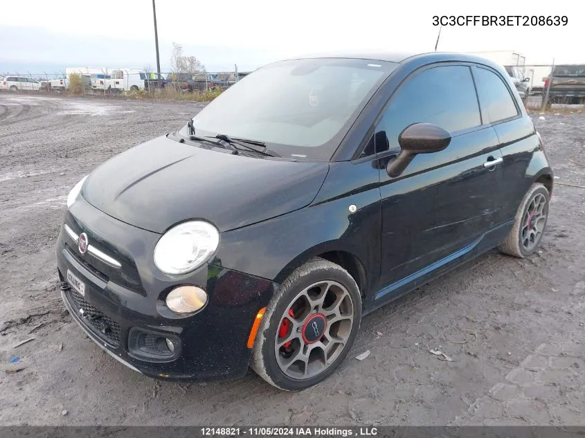 2014 Fiat 500 Sport VIN: 3C3CFFBR3ET208639 Lot: 12148821