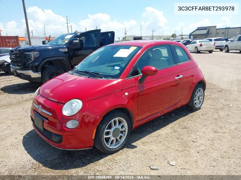 3C3CFFAR8ET293978 2014 Fiat 500 Pop