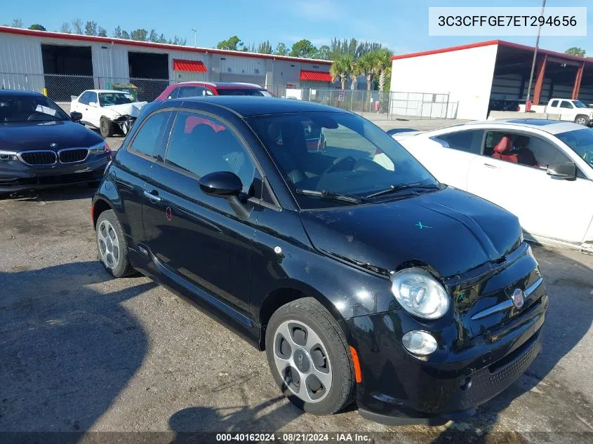 2014 Fiat 500 Electric VIN: 3C3CFFGE7ET294656 Lot: 40162024