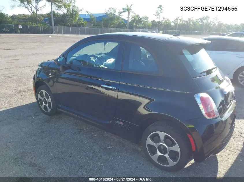 2014 Fiat 500 Electric VIN: 3C3CFFGE7ET294656 Lot: 40162024