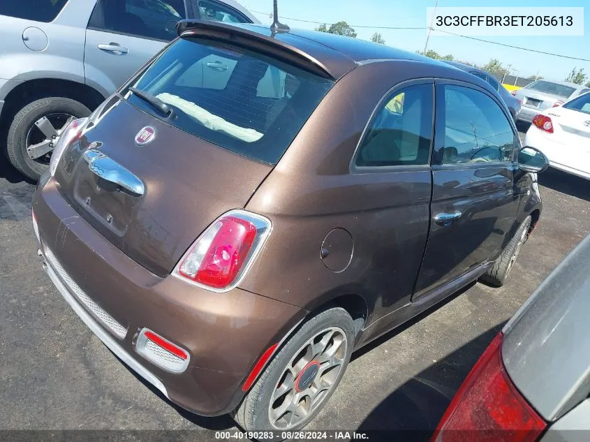 2014 Fiat 500 Sport VIN: 3C3CFFBR3ET205613 Lot: 40190283