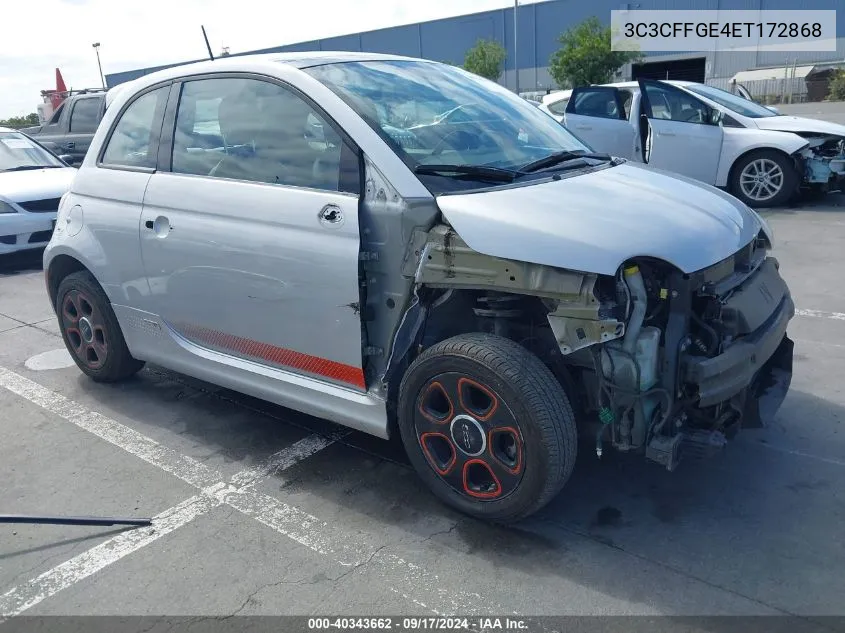 3C3CFFGE4ET172868 2014 Fiat 500E Battery Electric