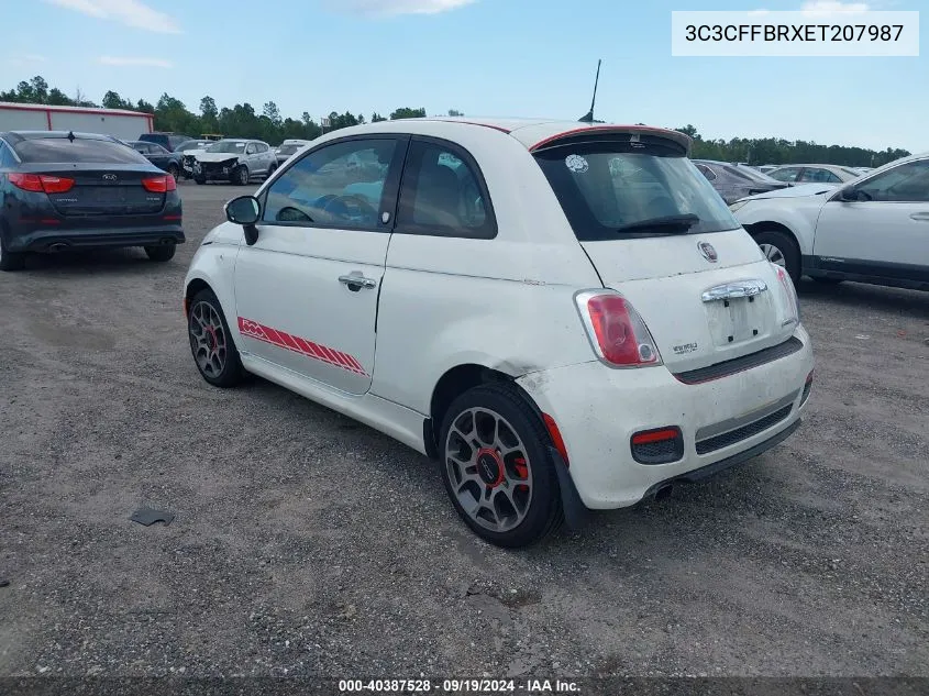 2014 Fiat 500 Sport VIN: 3C3CFFBRXET207987 Lot: 40387528