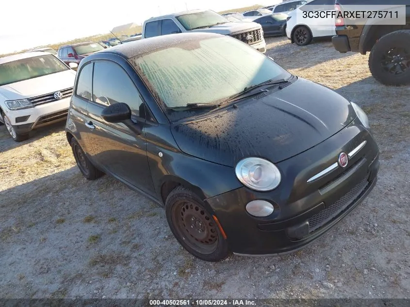 2014 Fiat 500 Pop VIN: 3C3CFFARXET275711 Lot: 40502561