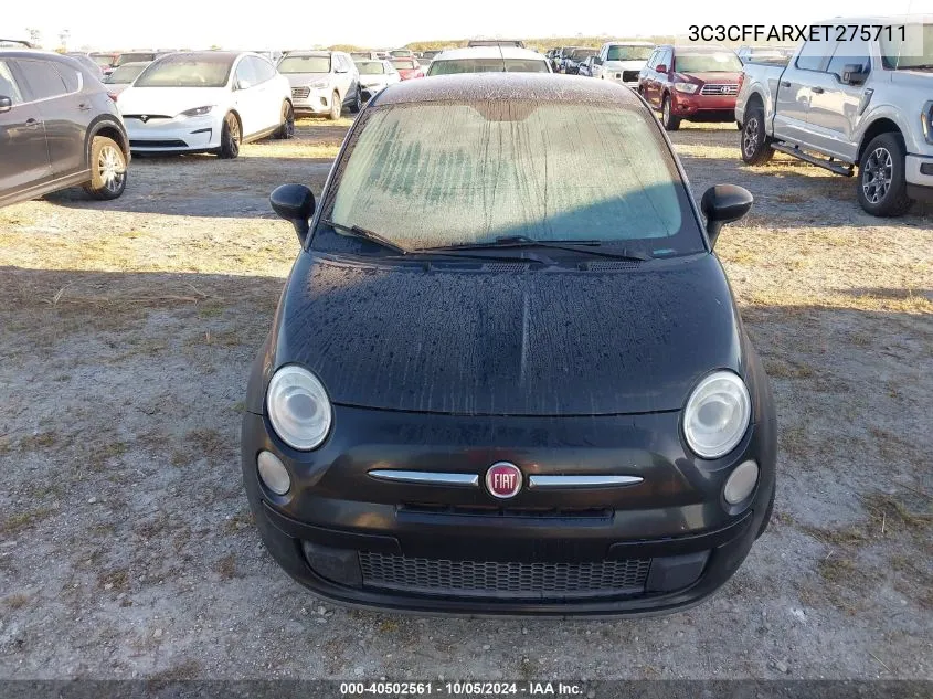 2014 Fiat 500 Pop VIN: 3C3CFFARXET275711 Lot: 40502561