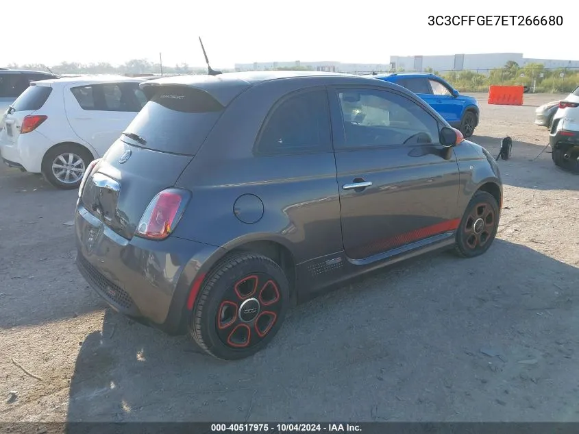 2014 Fiat 500E Battery Electric VIN: 3C3CFFGE7ET266680 Lot: 40517975