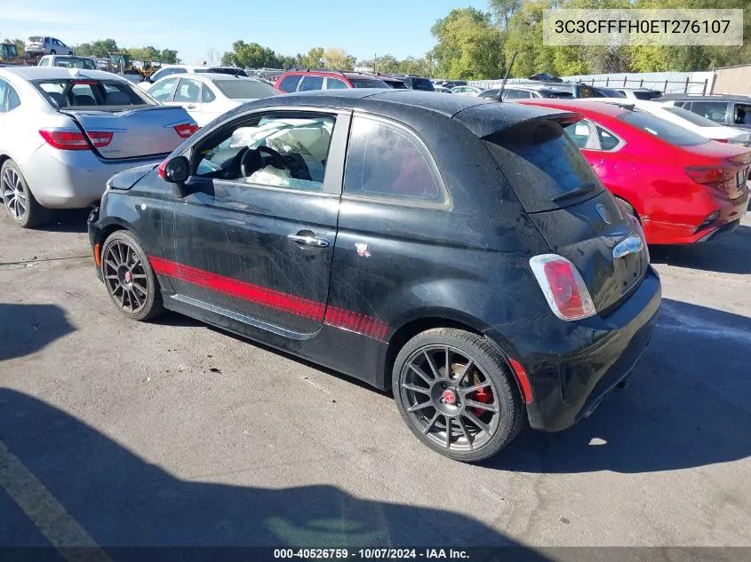 2014 Fiat 500 Abarth VIN: 3C3CFFFH0ET276107 Lot: 40526759