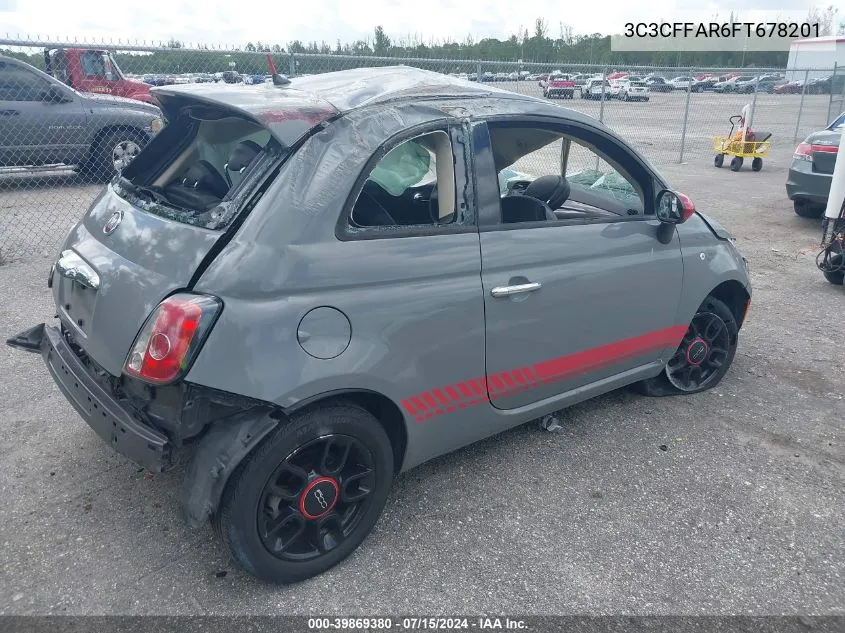 2015 Fiat 500 Ribelle VIN: 3C3CFFAR6FT678201 Lot: 39869380