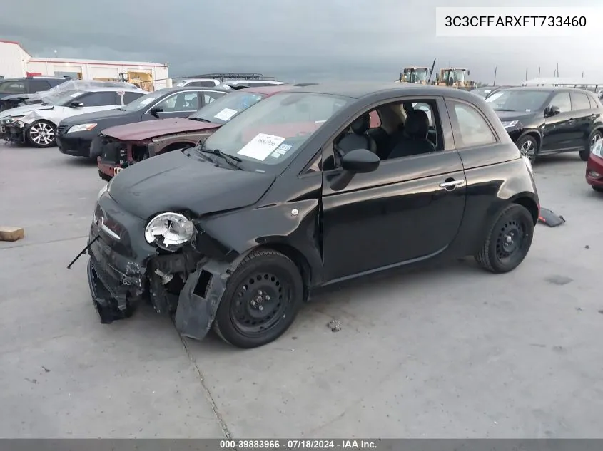 3C3CFFARXFT733460 2015 Fiat 500 Pop