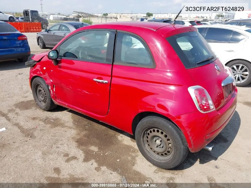 3C3CFFAR2FT624829 2015 Fiat 500 Pop