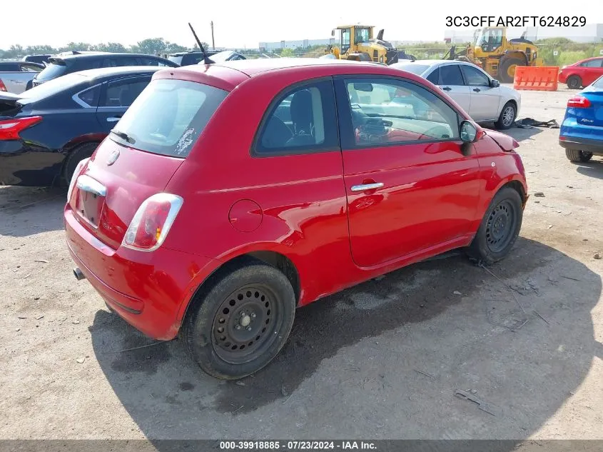 3C3CFFAR2FT624829 2015 Fiat 500 Pop