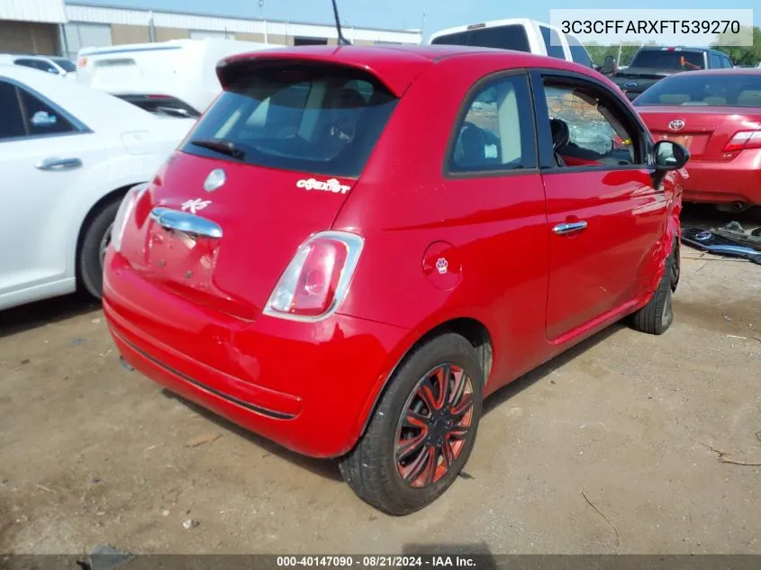 3C3CFFARXFT539270 2015 Fiat 500 Pop