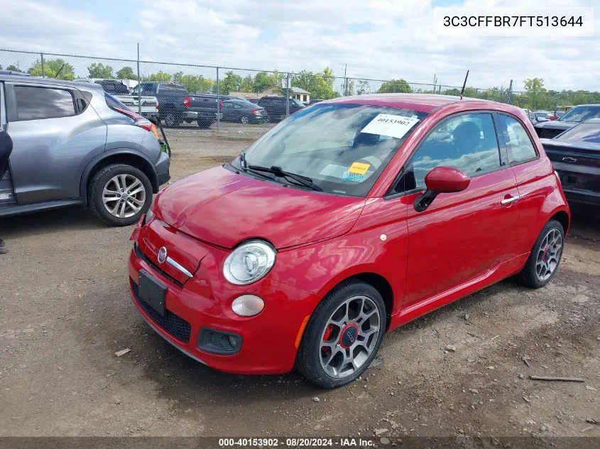 3C3CFFBR7FT513644 2015 Fiat 500 Sport