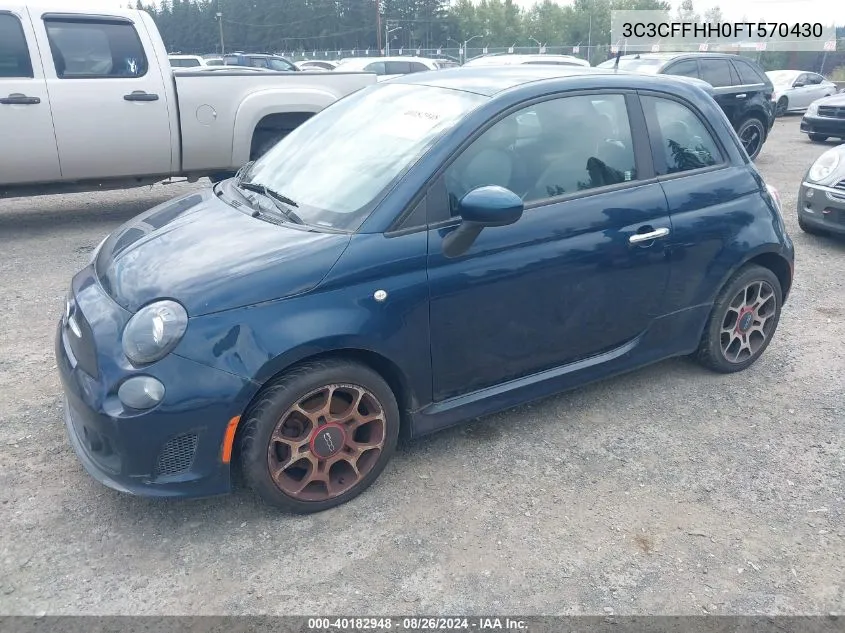 3C3CFFHH0FT570430 2015 Fiat 500 Turbo