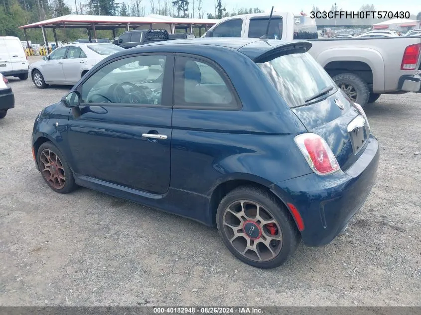 3C3CFFHH0FT570430 2015 Fiat 500 Turbo