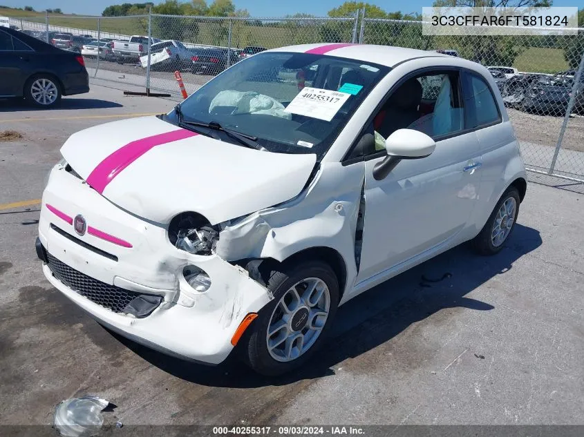 3C3CFFAR6FT581824 2015 Fiat 500 Pop