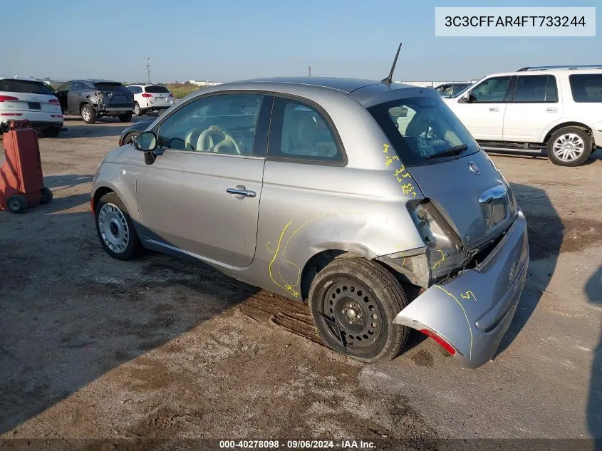 3C3CFFAR4FT733244 2015 Fiat 500 Pop