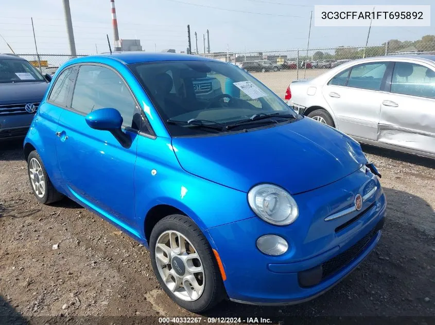 3C3CFFAR1FT695892 2015 Fiat 500 Pop