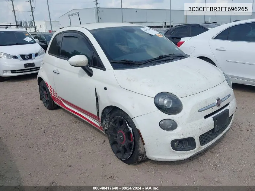 3C3CFFBR3FT696265 2015 Fiat 500 Sport