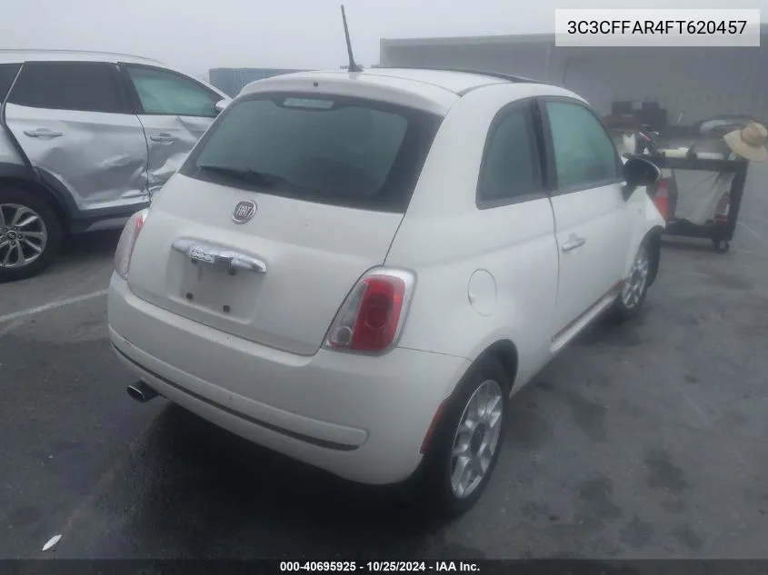 3C3CFFAR4FT620457 2015 Fiat 500 Pop