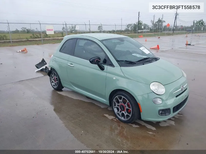 3C3CFFBR3FT558578 2015 Fiat 500 Sport