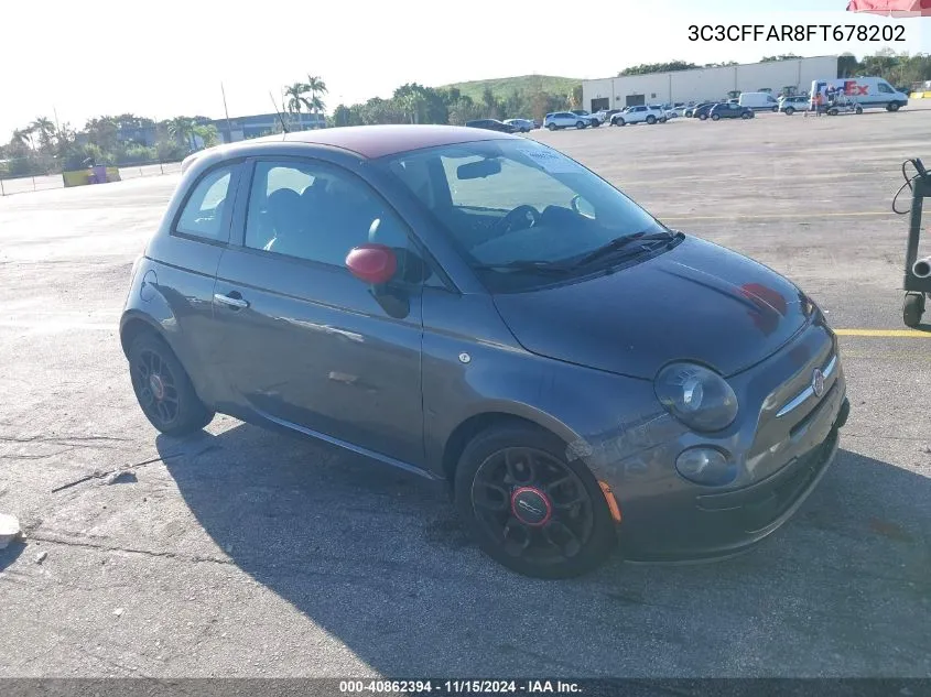 2015 Fiat 500 Ribelle VIN: 3C3CFFAR8FT678202 Lot: 40862394