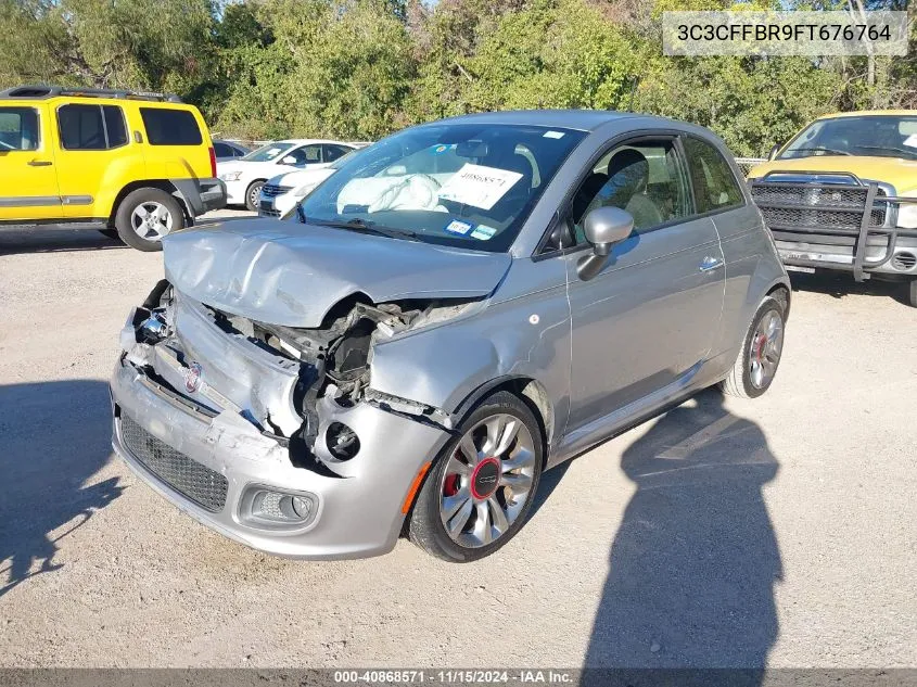 2015 Fiat 500 Sport VIN: 3C3CFFBR9FT676764 Lot: 40868571